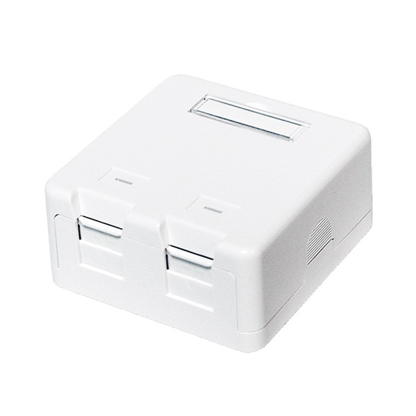 Logilink NK4032 Felületre szerelhető doboz 2 keystone modulhoz, fehér