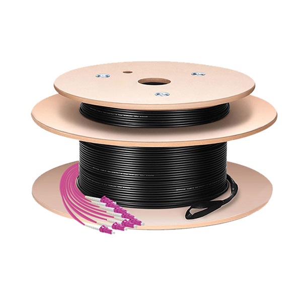 Logilink FT2U200 Fiber főkábel U-DQ(ZN)BH, 8 eres multimódusú OM4200 m, LC/UPC - LC/UPC