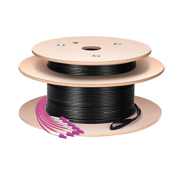 Logilink FT2U100 Fiber törzskábel U-DQ(ZN)BH, 8 eres multimódusú OM4,100 m, LC/UPC - LC/UPC