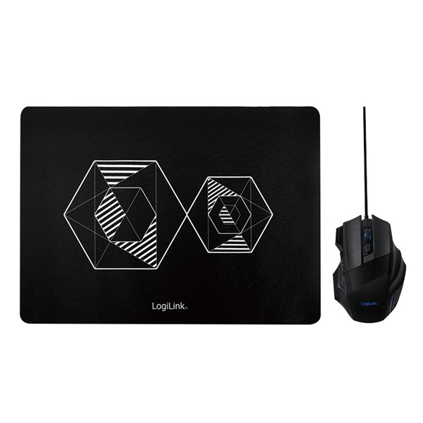 Logilink ID0162 Gaming combo szett (egér és egérpad)