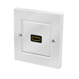 Logilink AH0017 HDMI fali lemez csatlakozóval HDMI aljzat, 1 portos, fehér