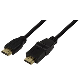 Logilink CH0052 HDMI-kábel, A/M-A/M, 180 -ban forgatható, 4K/24 Hz, 1,8 m