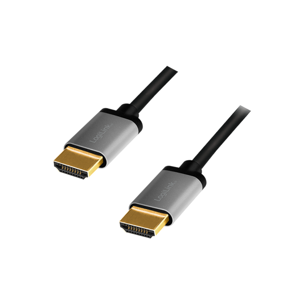 Logilink CHA0100 HDMI kábel, A/M - A/M, 4K/60 Hz, alu, 1 m