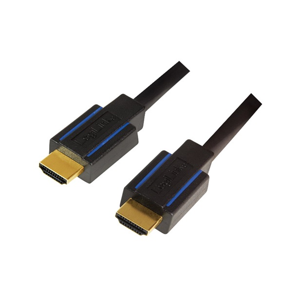 Logilink CHB007 HDMI-kábel, A/M-A/M, 4K/60 Hz, fekete/kék, 7,5 m