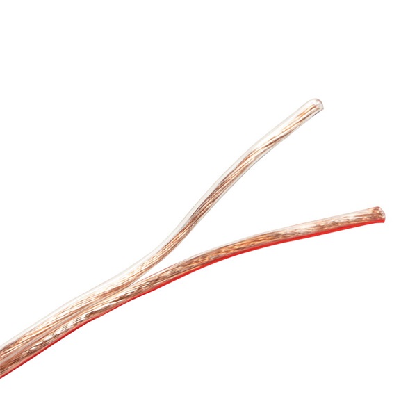 Logilink CA1084 Hangszóró beépítő kábel, 2x 2,5 mm2, átlátszó, 25 m