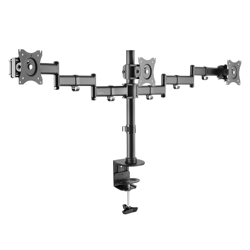 Logilink BP0050 Háromszoros monitortartó, 13-27" acél, 746 mm karhossz