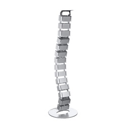 Logilink KAB0065 Kábelcsatorna, rugalmas, 800 x 68 mm, ezüst
