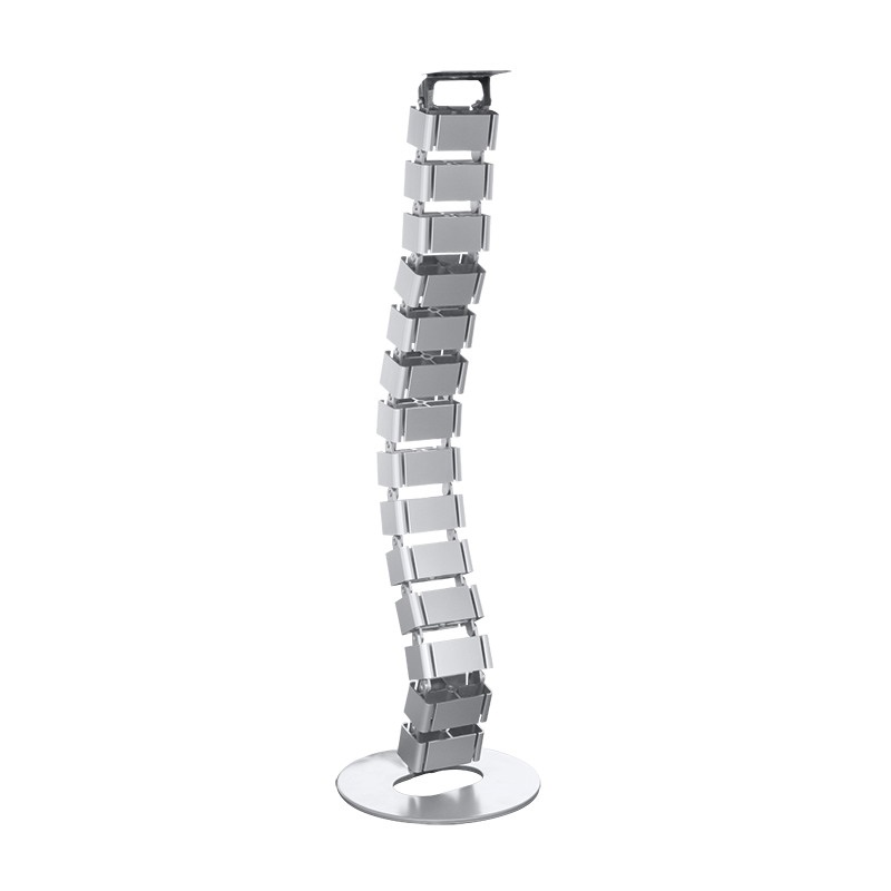 Logilink KAB0065 Kábelcsatorna, rugalmas, 800 x 68 mm, ezüst