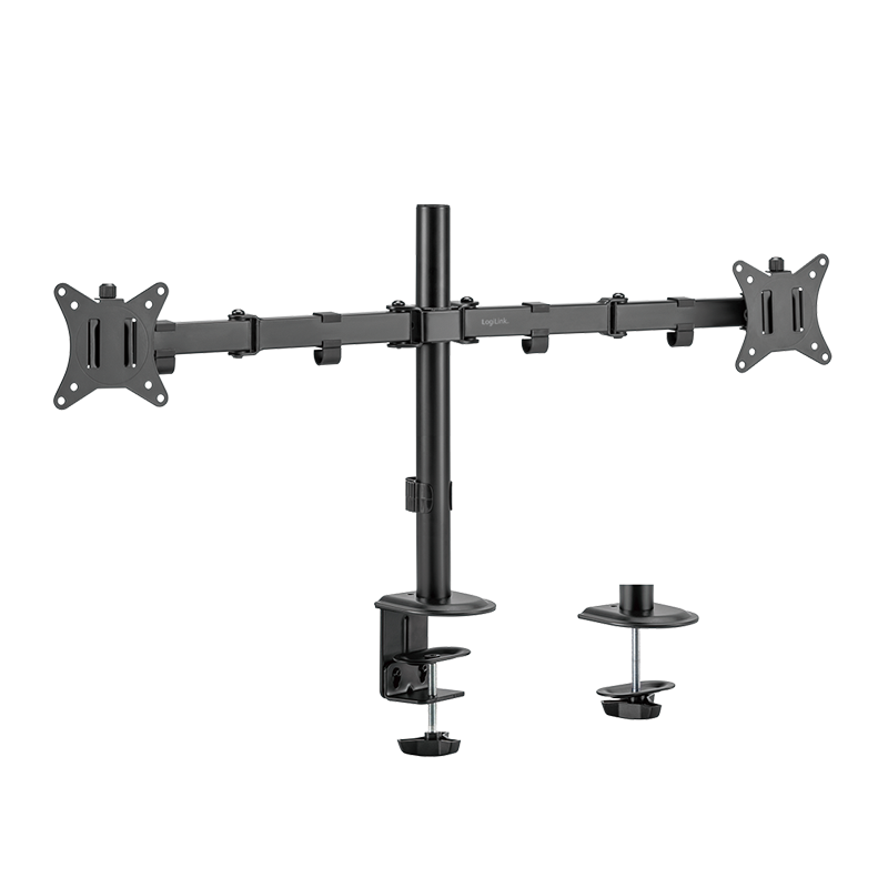 Logilink BP0172 Kettős monitortartó, 17 32" karhossz: mindegyik 376 mm, alumínium