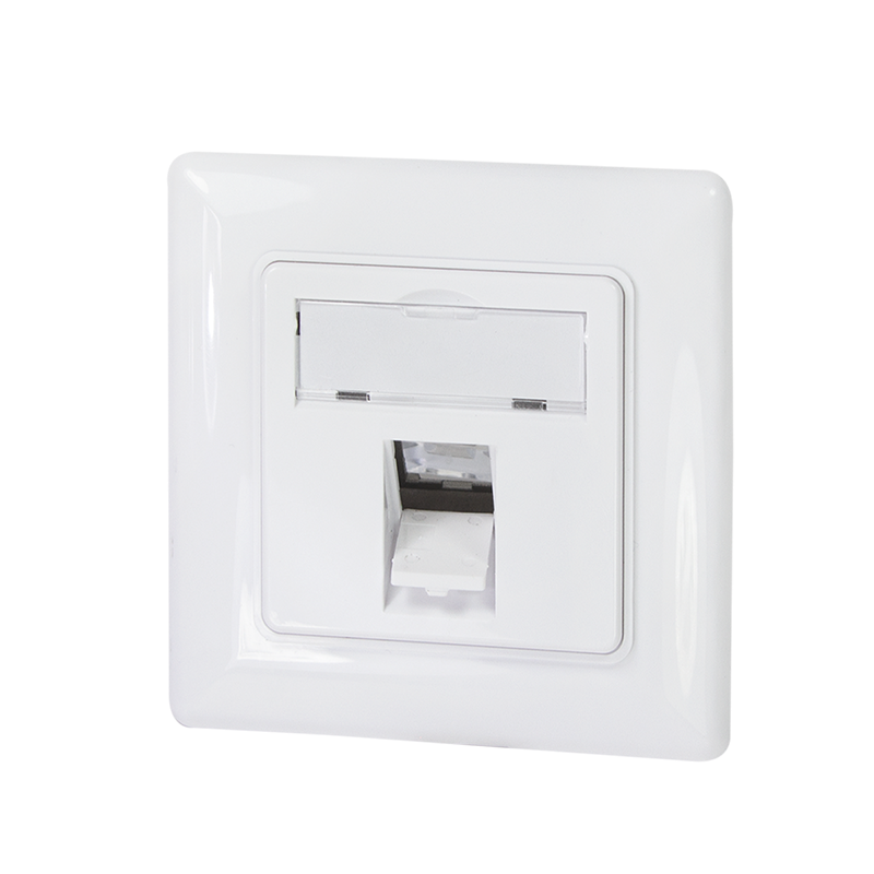 Logilink NK4053 Keystone előlap 1 modulhoz, német típusú, fehér