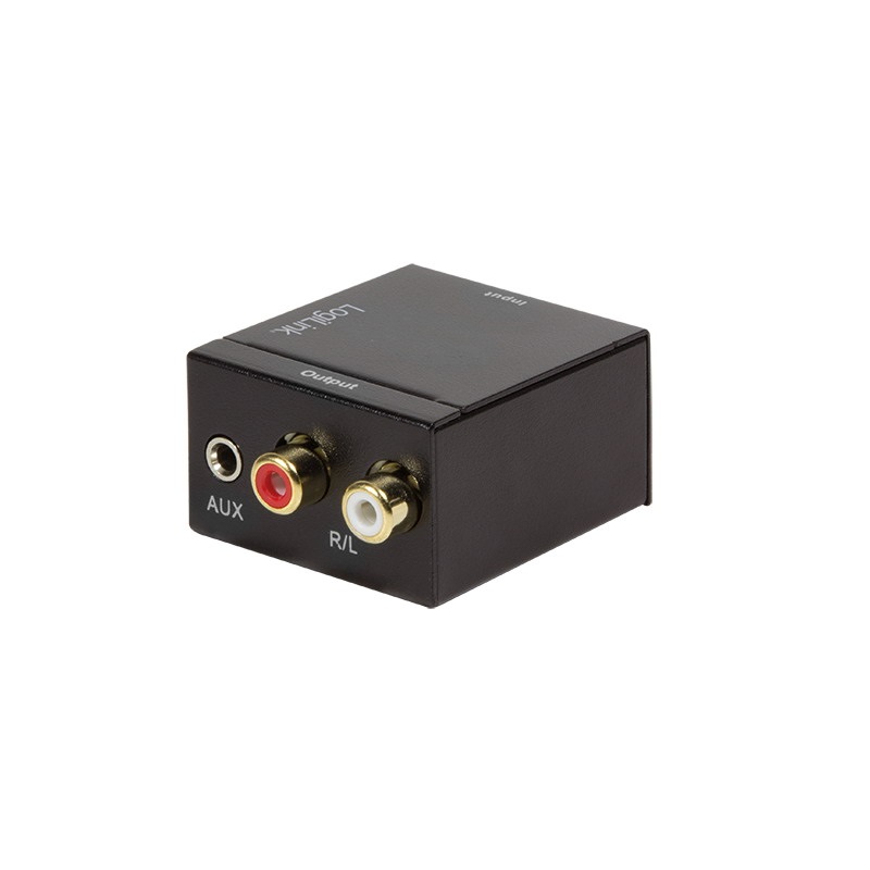 Logilink CA0101 Koaxiális és Toslink átalakító analóggá bal/jobb és 3,5 mm-es jack audio konv