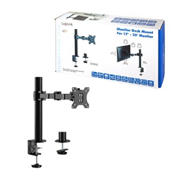 Logilink BP0105 Monitortartó, 17-32", acél, 380 mm karhossz