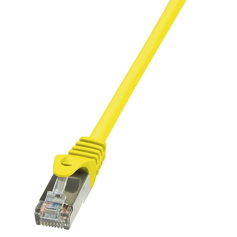 Logilink CP1087S Patch kábel Econline, Cat.5e, F/UTP, sárga, 7,5 m