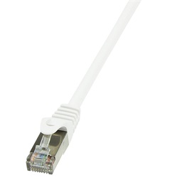 Logilink CP2021S Patch kábel Econline, Cat.6, F/UTP, fehér, 0,5 m