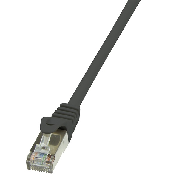 Logilink CP2073S Patch kábel Econline, Cat.6, F/UTP, fekete, 5 m