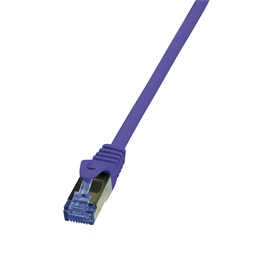 Logilink CQ301VS Patch kábel PrimeLine, Cat.6A, S/FTP, lila, 0,25 m