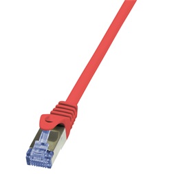 Logilink CQ3044S Patch kábel PrimeLine, Cat.6A, S/FTP, piros, 1,5 m