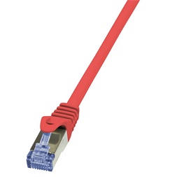 Logilink CQ3074S Patch kábel PrimeLine, Cat.6A, S/FTP, piros, 5 m
