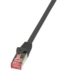 Logilink CQ2093S Patch kábel PrimeLine, Cat.6, S/FTP, fekete, 10 m
