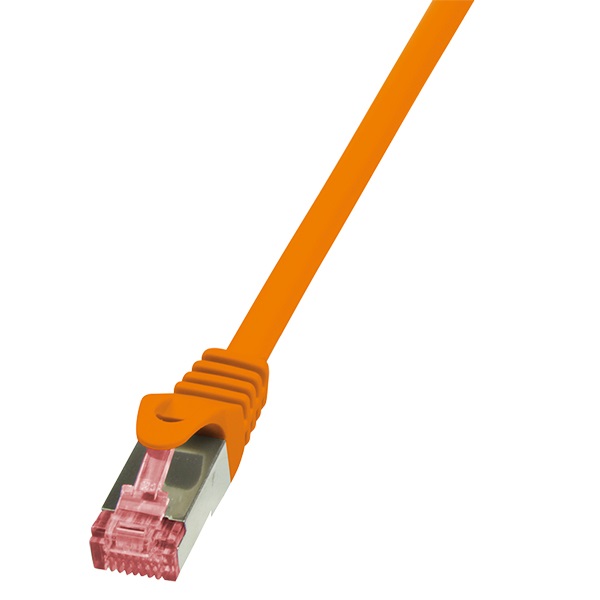 Logilink CQ2038S Patch kábel PrimeLine, Cat.6, S/FTP, narancssárga, 1 m