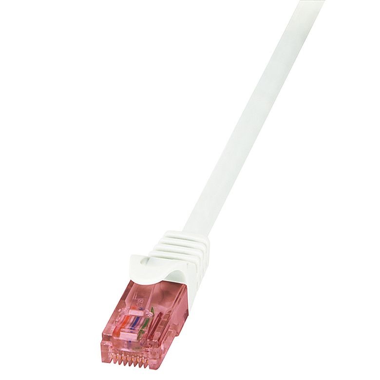 Logilink CQ2021U Patch kábel PrimeLine, Cat.6, U/UTP, fehér, 0,5 m