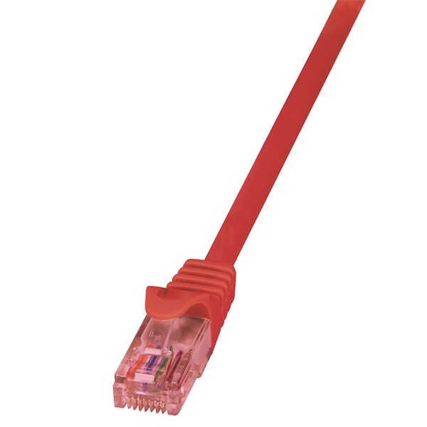 Logilink CQ2034U Patch kábel PrimeLine, Cat.6, U/UTP, piros, 1 m