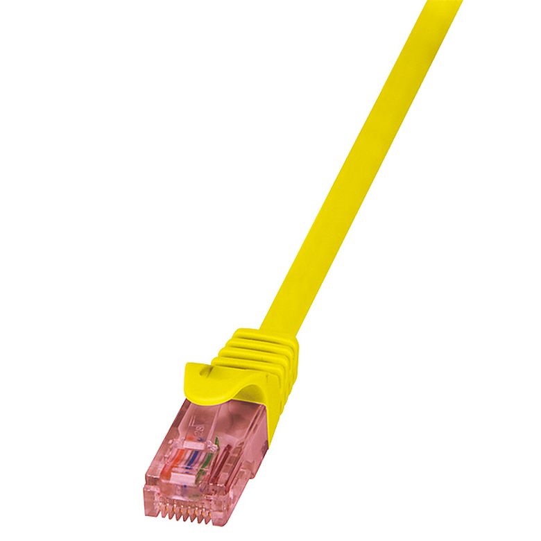 Logilink CQ2097U Patch kábel PrimeLine, Cat.6, U/UTP, sárga, 10 m