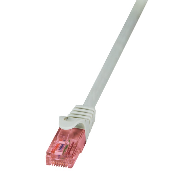 Logilink CQ2032U Patch kábel PrimeLine, Cat.6, U/UTP, szürke, 1 m