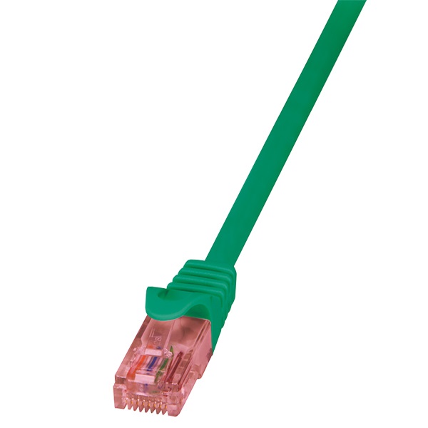 Logilink CQ2035U Patch kábel PrimeLine, Cat.6, U/UTP, zöld, 1 m