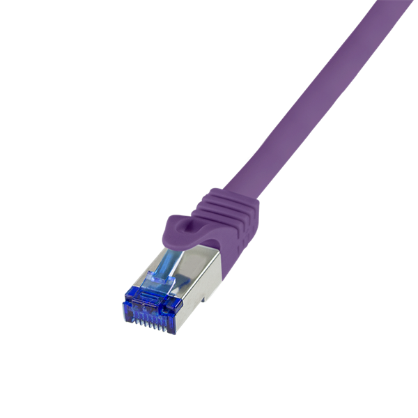 Logilink C6A049S Patch kábel Ultraflex, Cat.6A, S/FTP, lila, 1,5 m