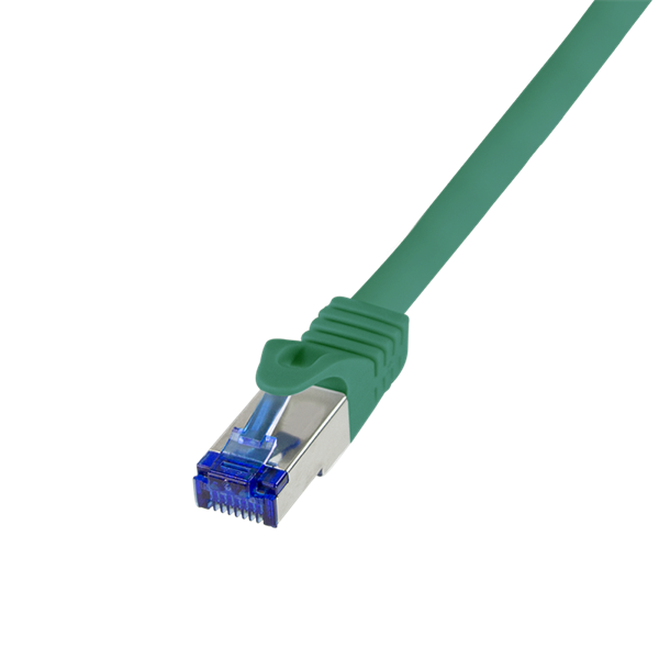 Logilink C6A015S Patch kábel Ultraflex, Cat.6A, S/FTP, zöld, 0,25 m