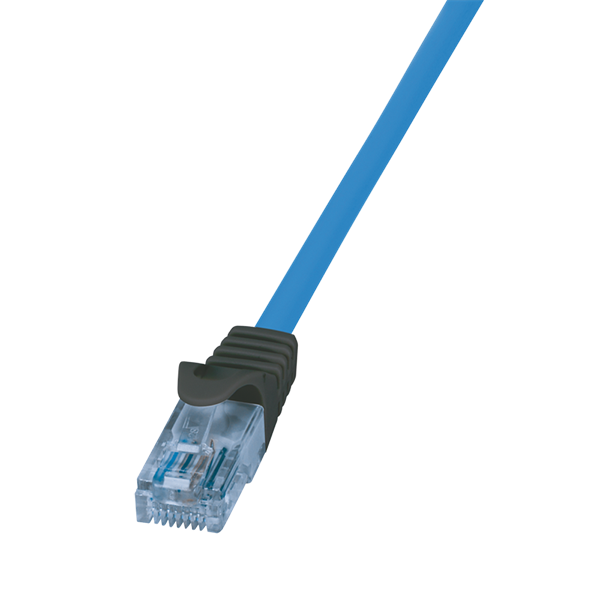 Logilink CPP010 Prémium patch kábel, Cat.6A, U/UTP, 10G/PoE/HDBT, kék, 10 m
