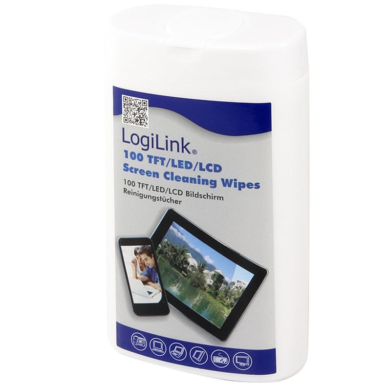 Logilink RP0010 TFT, LCD és plazma képernyő tisztító kendők