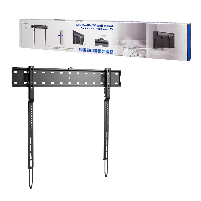 Logilink BP0117 TV fali tartó, 43-80", fix, max. 40 kg