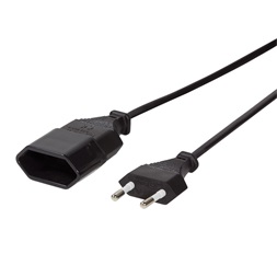 Logilink CP122 Tápkábel hosszabbító, CEE 7/16, 1 m