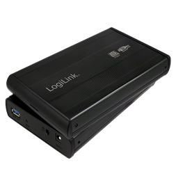 LogiLink UA0107 Szuper sebességű USB 3.0-ás alumínum HDD ház 3.5”-os SATA HDD-hez