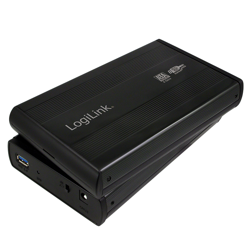 LogiLink UA0107 Szuper sebességű USB 3.0-ás alumínum HDD ház 3.5”-os SATA HDD-hez