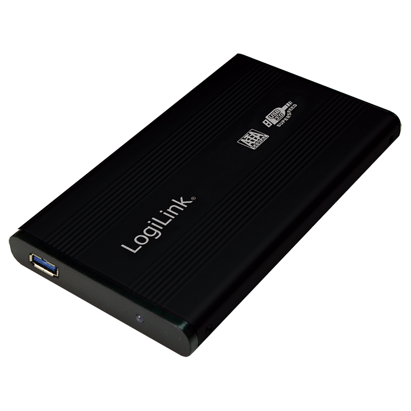 LogiLink UA0106 Szuper sebességű USB 3.0-ás alumínum HDD ház 2.5”-os SATA HDD-hez