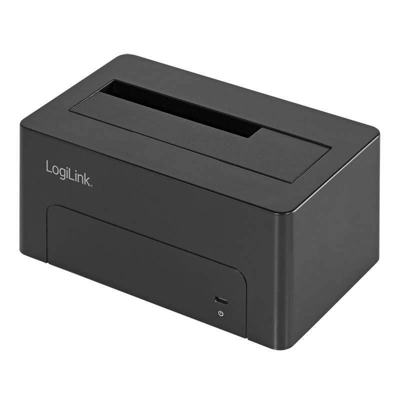 Logilink QP0027 USB 3.1 Gen 2 Quickport, 1-rekeszes, 2,5/3,5" SATA HDD/SSD-hez