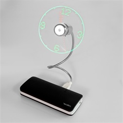 Logilink UA0294 USB óra és ventillátor