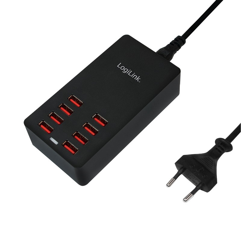 Logilink PA0140 USB tábla töltő, 8x USB port, 44W