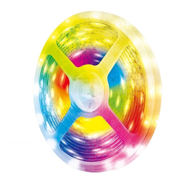 Logilink SH0129 Wi-Fi intelligens RGB-LED szalag, öntapadós, Tuya kompatibilis, 5 m