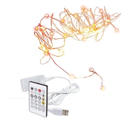 Logilink SH0130 Wi-Fi intelligens RGB fényfüzér távirányítóval, Tuya kompatibilis, 5 m