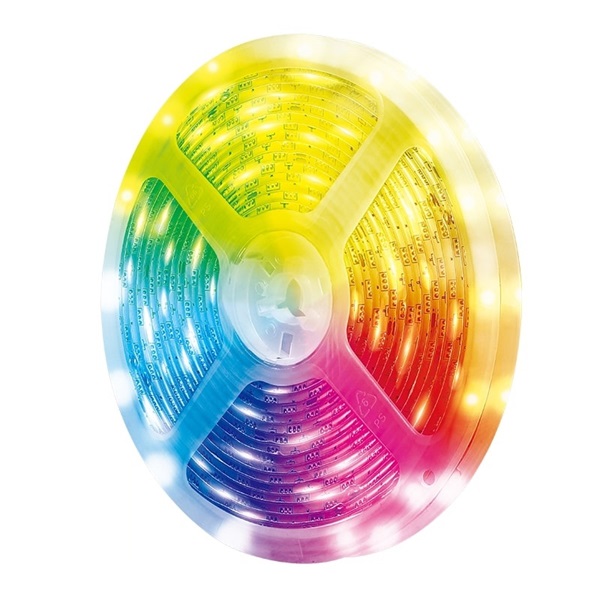 Logilink SH0127 Wi-Fi smart RGB+W-LED szalag, öntapadó, Tuya kompatibilis, 5 m