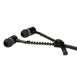 Logilink HS0021 "Zippzár" Sztereo mikrofonos fülhallgató, távirányítóval, fekete