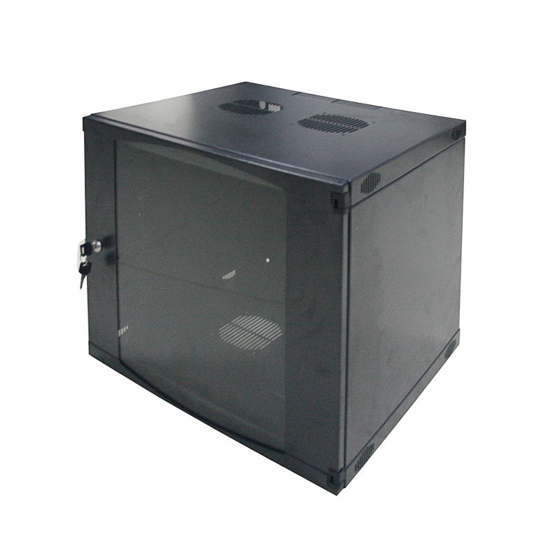 Logilink W09F64B 19" fali állvány 9U 540 x 450 mm, szétszerelt, fekete