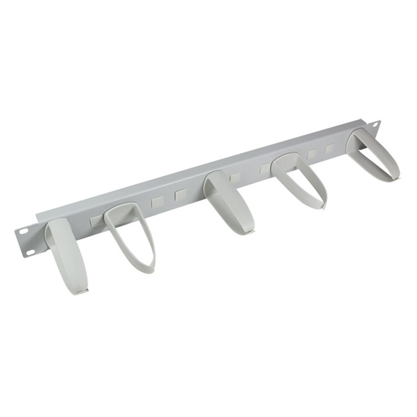 Logilink OR105G 19" kábelmenedzser 1U, forgó kampókkal, szürke