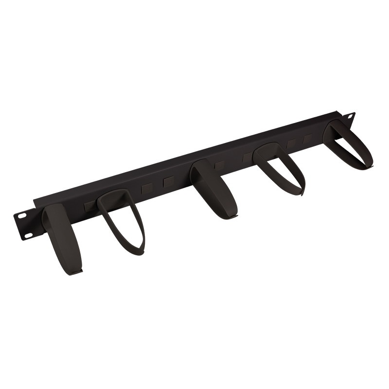 Logilink OR105B 19" kábelrendező 1U, forgó kampókkal, fekete