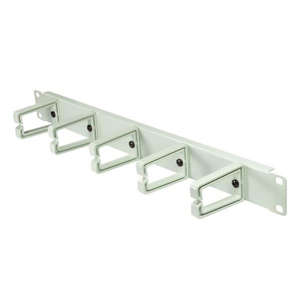 Logilink OR104G 19" kábelrendező 1U, műanyag konzolokkal, szürke