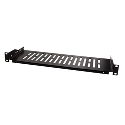Logilink SF1C25B 19" konzolos polc, elülső csavaros rögzítés, fekete